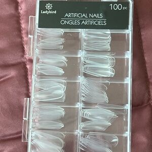 Ladybird Clear Artificial Nails 100pc